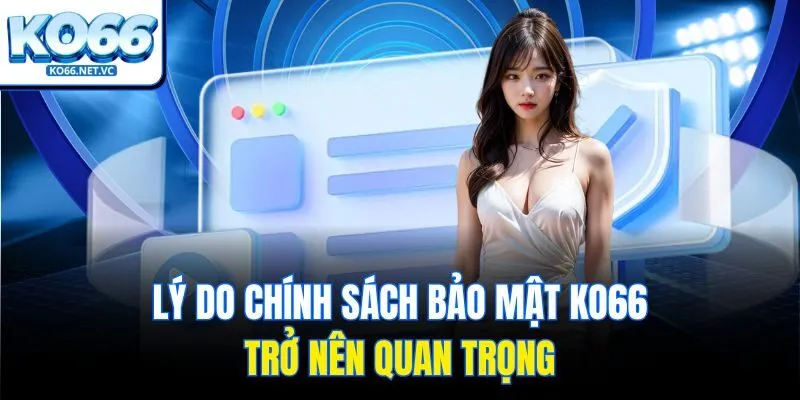 Lý do chính sách bảo mật Ko66 trở nên quan trọng